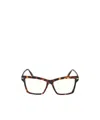 Tom Ford Logo Flat Mirror In Vintage Havana Eco/t Logo