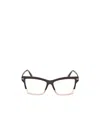 Tom Ford Logo Flat Mirror In Color Block Brown/pink