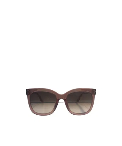 Tom Ford Logo Full-frame Sunglasses In Black