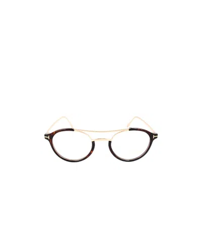 Tom Ford Logo Glasses In Multicolor