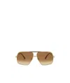 Tom Ford Logo Gradient Sunglasses In Brown
