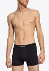 Tom Ford Cotton Blend Boxer Briefs In Black