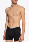 Tom Ford Cotton Boxer Briefs With Logo Band In Black