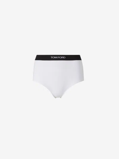 TOM FORD TOM FORD LOGO JACQUARD PANTIES