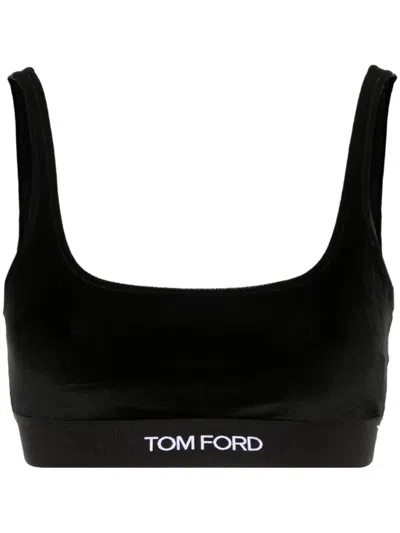 Tom Ford Velvet Top In Black