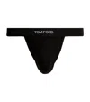 Tom Ford Logo Jock Strap In 002 Black