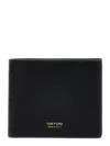 Tom Ford Logo Leather Wallet Wallets And Card Holders Black