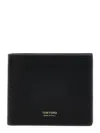 Tom Ford Logo Leather Wallet Wallets And Card Holders Black