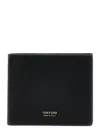 Tom Ford Black Soft Grain Leather T Line Business Card Holder