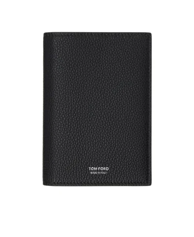 Tom Ford Logo-lettering Bi-fold Leather Cardholder
