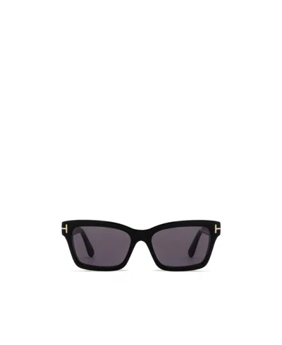 Tom Ford Logo Logo Sunglasses In Black