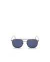 Tom Ford Logo Logo Sunglasses In Blue