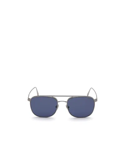 Tom Ford Logo Logo Sunglasses In Blue
