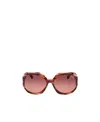 Tom Ford Geometric-frame Sunglasses In Pink