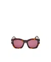 Tom Ford Guilliana Acetate Geometric Sunglasses In Pink