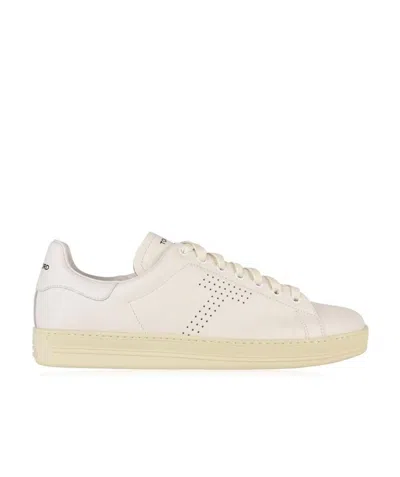 TOM FORD LOGO LOW-CUT SNEAKERS