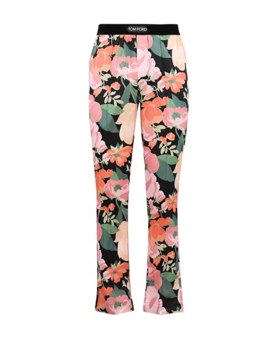 Tom Ford Logo Pajamas In Multicolor
