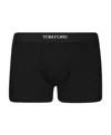 Tom Ford Cotton Blend Boxer Briefs In Black