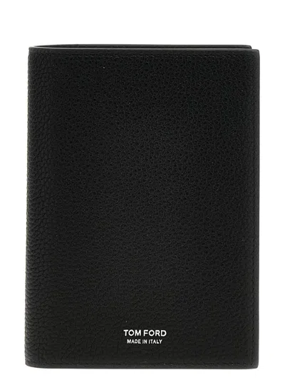 TOM FORD TOM FORD LOGO PASSPORT HOLDER