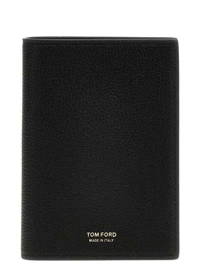 TOM FORD TOM FORD LOGO PASSPORT HOLDER