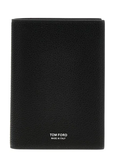TOM FORD TOM FORD LOGO PASSPORT HOLDER