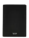 Tom Ford Logo-lettering Bi-fold Leather Cardholder In Black