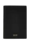 Tom Ford Logo Passport Holder Lifestyle Black