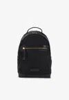 Tom Ford Black Logo-patch Backpack