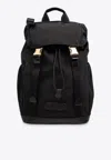 Tom Ford Logo Patch Backpack In Black