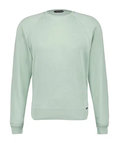 Tom Ford Logo-patch Crewneck Sweatshirt