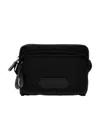 Tom Ford Logo-patch Crossbody Bag In Black