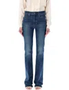 TOM FORD TOM FORD LOGO PATCH FLARED JEANS