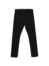 Tom Ford Selvedge Denim Straight Fit Jeans Logo Patch In Black