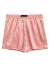 Tom Ford Shorts Mit Logo-patch In Rosa