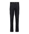 Tom Ford Logo-patch Slim-fit Jeans In Black