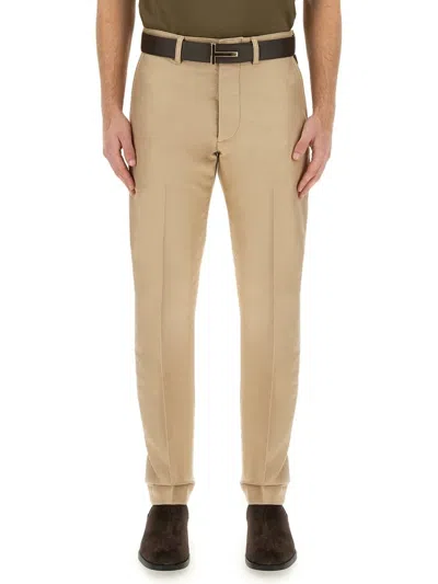 Tom Ford Logo Patch Straight In Beige