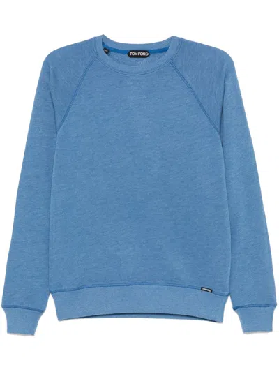 TOM FORD LOGO-PATCH SWEATSHIRT