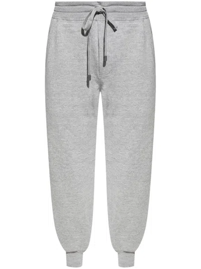 Tom Ford Logo-patch Track Pants In Gray