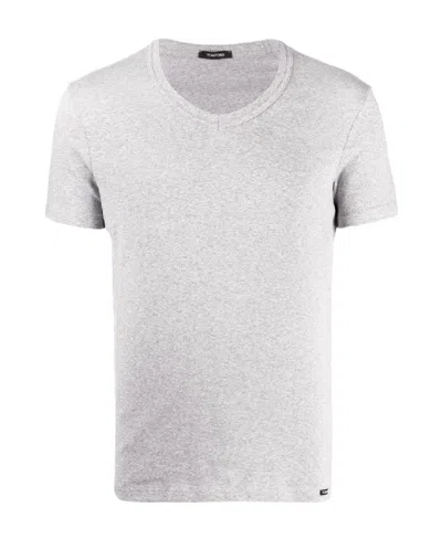 TOM FORD TOM FORD JERSEY V-NECK T-SHIRT