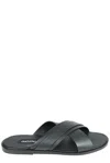 Tom Ford Logo Perforated Open Toe Sandals