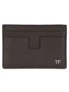 TOM FORD TOM FORD LOGO PLAQUE CLASSIC CREDIT CARD HOLDER
