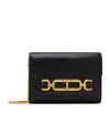 Tom Ford Logo-plaque Clutch Bag In Black