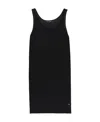 Tom Ford Logo-plaque Tank Dress In Black