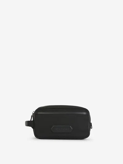 Tom Ford Logo Pocket Toiletry Bag In Black