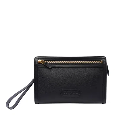 Tom Ford Logo Pouch In Black