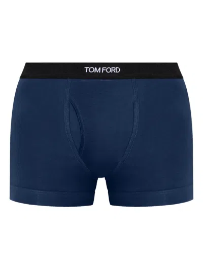 TOM FORD LOGO-PRINT BOXER