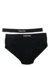 Tom Ford Logo-print Cotton Briefs In White