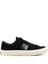 Tom Ford Logo-print Low-top Sneakers In Black