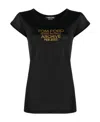 Tom Ford Silk Crew Neck Slim Fit T-shirt Graphic Print In Black