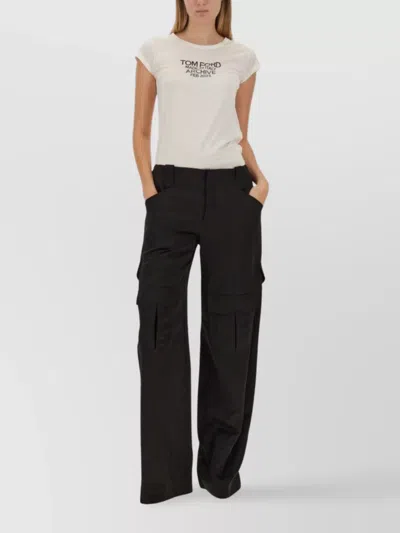 Tom Ford Logo Print Slim Fit T-shirt
